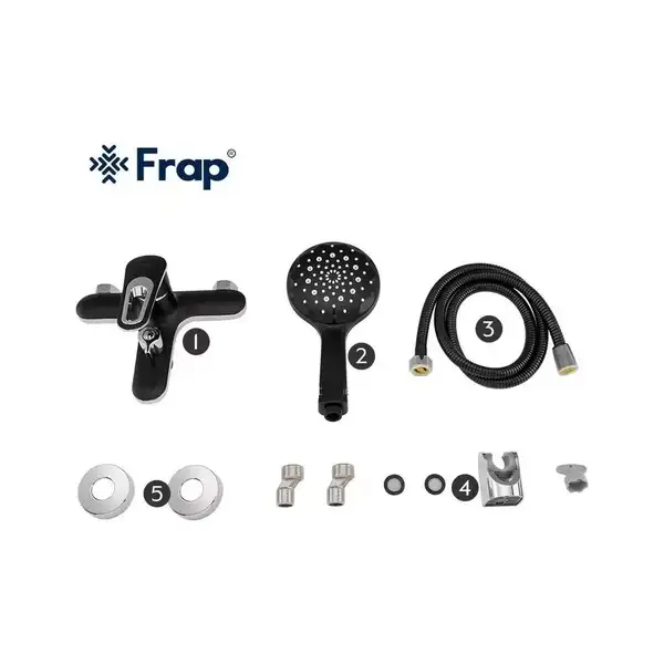 FRAP F3249-6 Змішувач для ванни, хром (F3249-6)