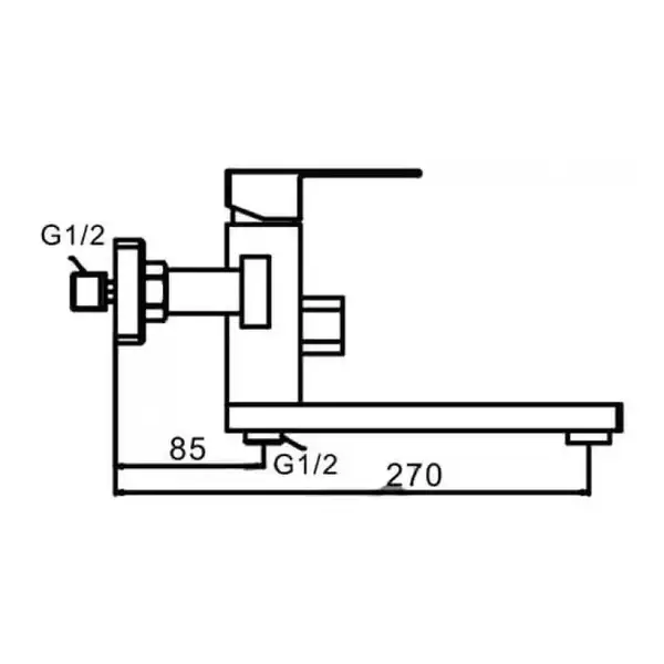 FRAP F32802 змішувач для ванни (F32802)
