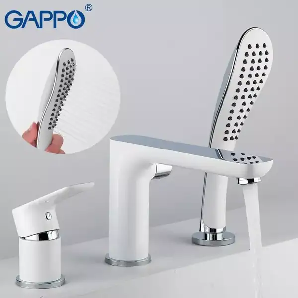 GAPPO G1148 змішувач ванни, хром (G1148)