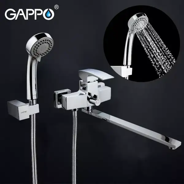 GAPPO G2207 змішувач для ванни, хром (G2207)