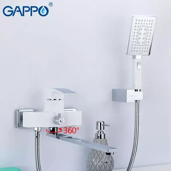 GAPPO G2207-7 Змішувач для ванни, хром