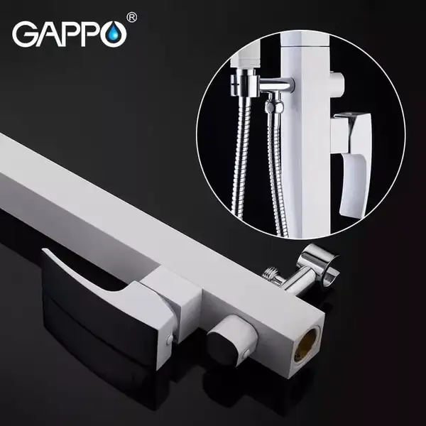 GAPPO G3007-8 змішувач для ванни, хром (G3007-8)