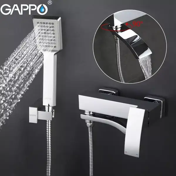 GAPPO G3207 Змішувач для ванни, хром (G3207)