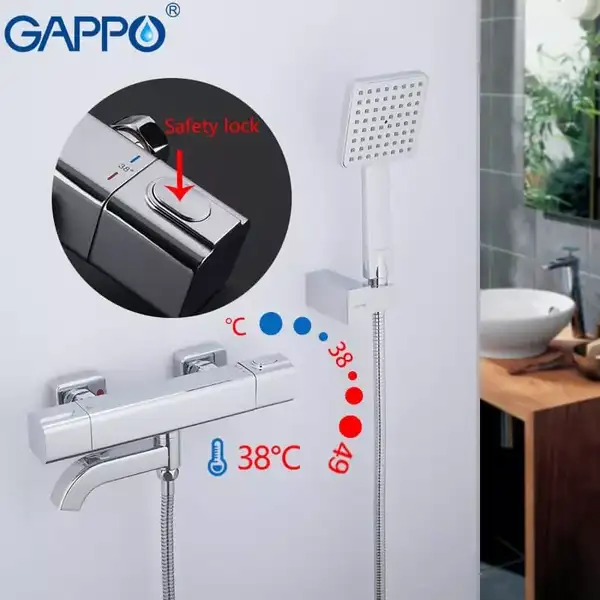 GAPPO G3291 змішувач для ванни, хром (G3291)