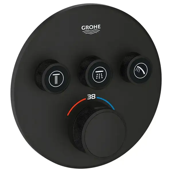 Grohe Grohtherm SmartControl термостат, чорний (29508KF0)