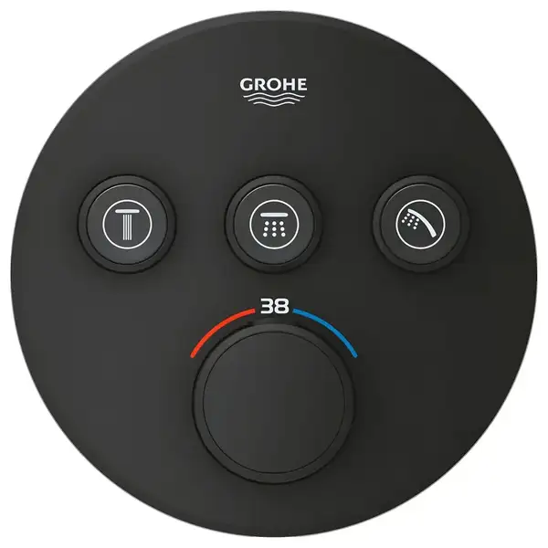 Grohe Grohtherm SmartControl термостат, чорний (29508KF0)