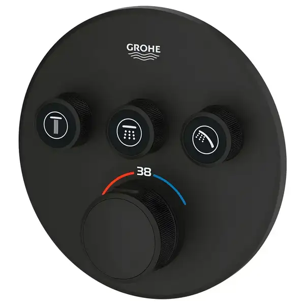 Grohe Grohtherm SmartControl термостат, чорний (29508KF0)
