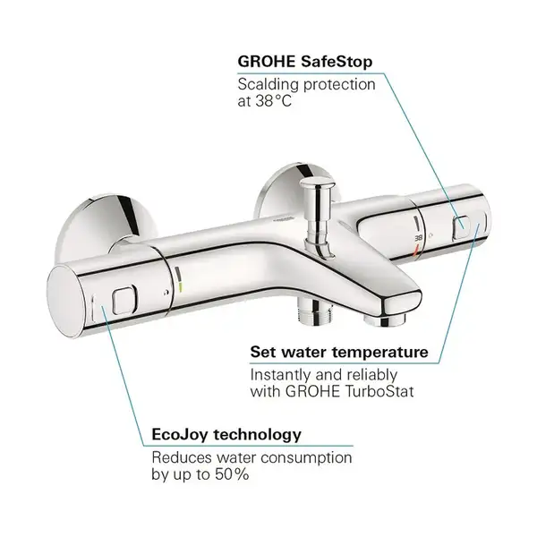 Grohe Precision Start змішувач для ванни, хром (34598000)