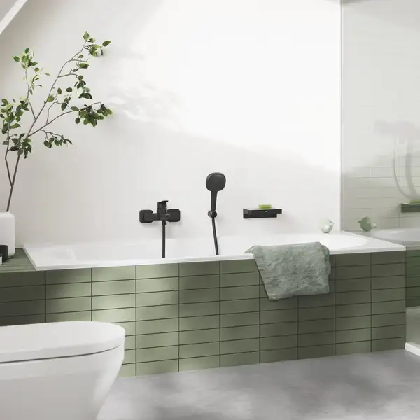 Grohe Dice змішувач ванни, чорний (CV036209)