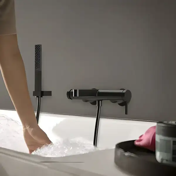 Hansgrohe Finoris змішувач для ванни, графіт (76420340)