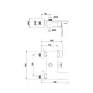 AIM Душова система, біла (DG01144-5) (DG01144-5 frosted white)