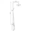 Frap F2418 душова система, хром (F2418)