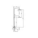 Frap F2429 Душова система, чорна (F2429)