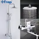 Frap F2441 душова система, білий/хром (F2441)