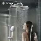 Frap F2449 Душова система, біло-хромова (F2449)