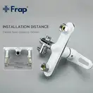 Frap F2449-20 Душевая система, хром/белый (F2449-20)