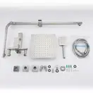 Frap F24802 душова система, нержавіюча сталь (F24802)