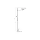 Frap F24802-6 Душова система, чорна (F24802-6)