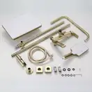 Frap F2484-3 душова система, золото (F2484-3)