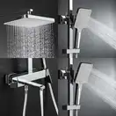 Frap F2490 душова система, хром (F2490)