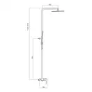 Gappo G2407-20 Душова система, хром (G2407-20)