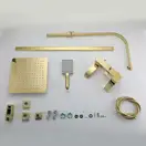 Gappo G2407-3 душова система, золото (G2407-3)