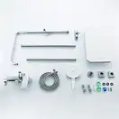 Gappo G2428 душова система, сіра (G2428)