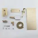 Gappo G7107-73 Душова система, золото (G7107-73)