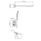 Gappo G7107-73 Душова система, золото (G7107-73)