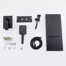 Gappo G7107-76 Душевая система, чёрная (G7107-76)