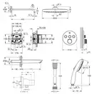 Grohe SmartControl Душевая система, хром/чёрный (CV033607)