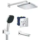 Grohe SmartControl Душевая система, хром/чёрный (CV033609)