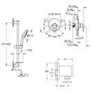 Grohe Bauloop Душевая система, хром (CV036740)