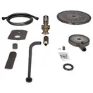 Qtap Slavonice душевая, чёрная PVD (QTSLA113GMB45899)