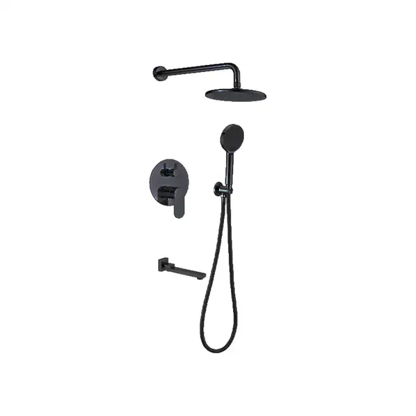 AIM DG204-3 Душова система, чорна (DG204-3) (DG204-3 matte black)