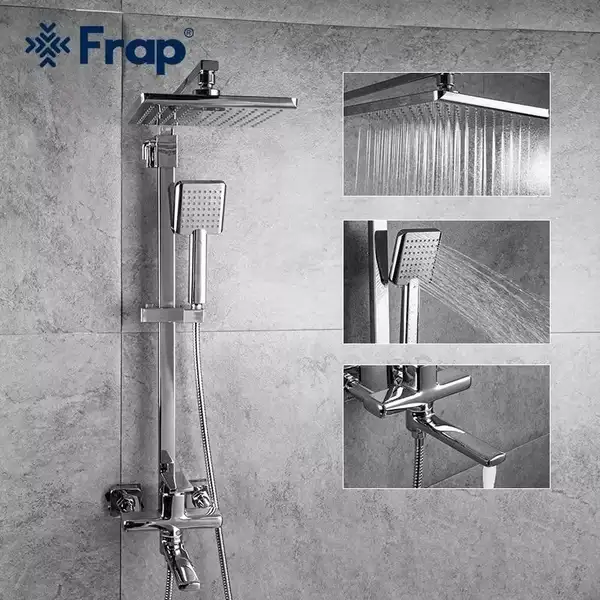 Frap F2460 Душова система, хром (F2460)