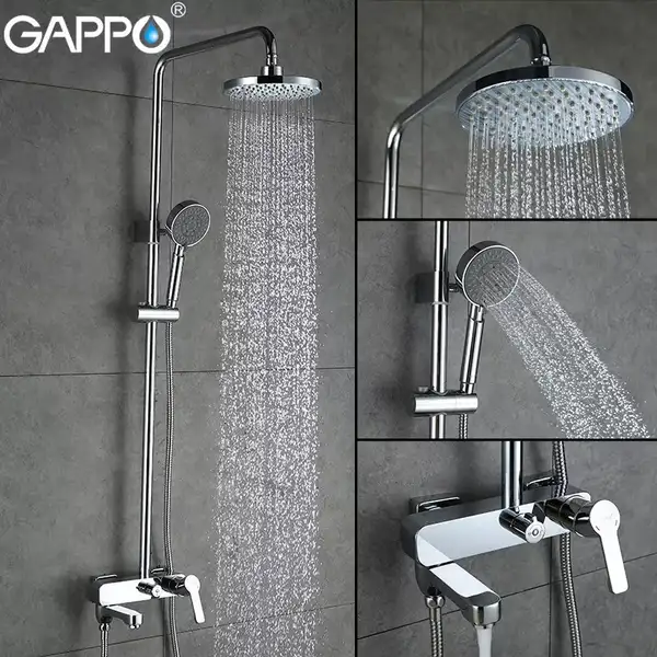 Gappo G2402 душова система, хром (G2402)