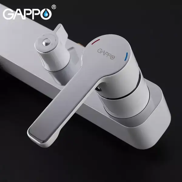 Gappo G2402-8 Душова система, біло-хромова (G2402-8)