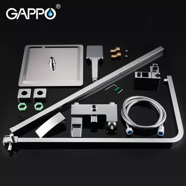 Gappo G2407-20 Душова система, хром (G2407-20)