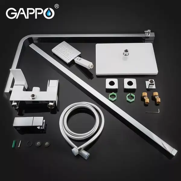 Gappo G2407-30 душова система, білий (G2407-30)
