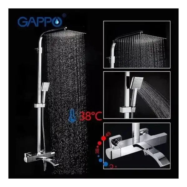 Gappo G2407-40 душевая система, хром (G2407-40)