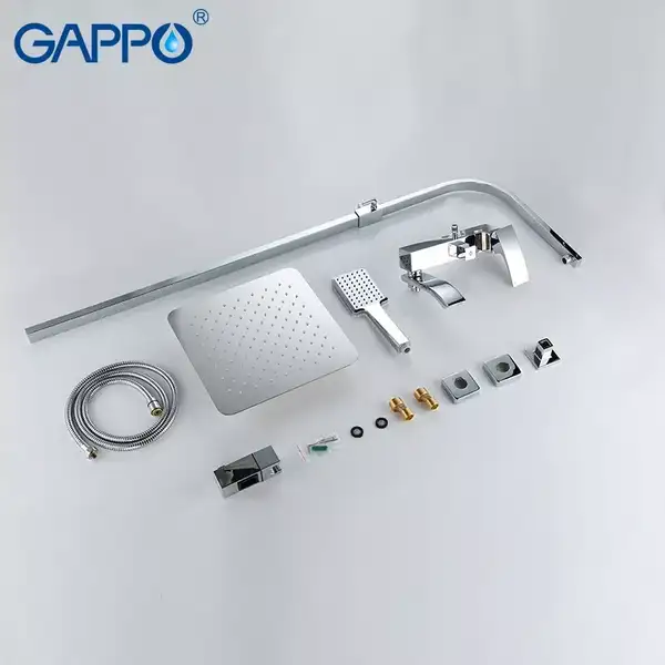 Gappo G2407 Душова система, хром (G2407)