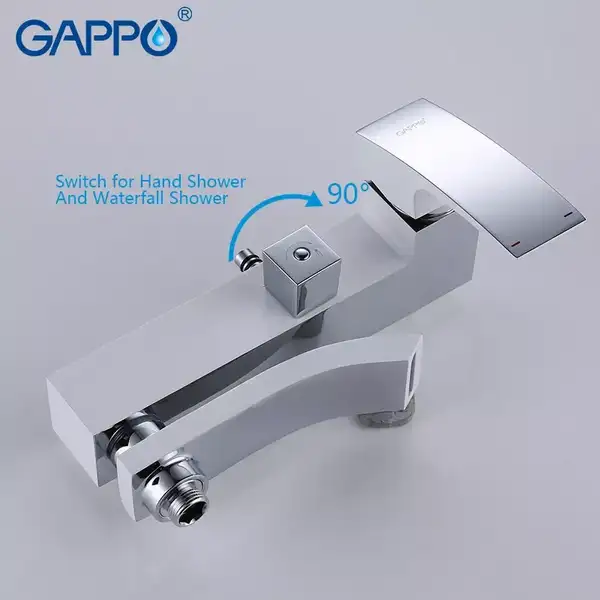 Gappo G2407-8 Душова система, біла (G2407-8)