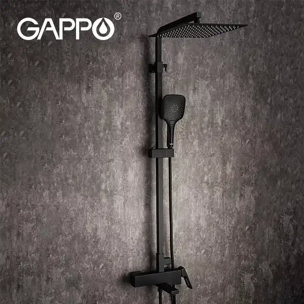 Gappo G2417-60 душова система, чорна (G2417-60)