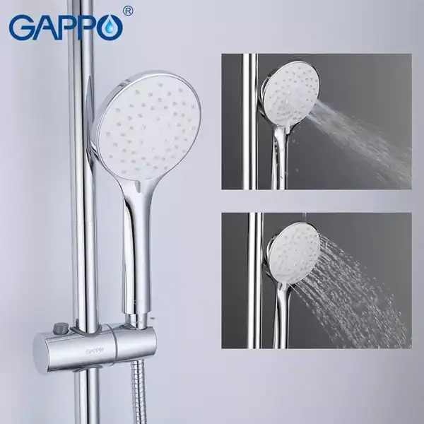 Gappo G2490 Душова система, хром (G2490)