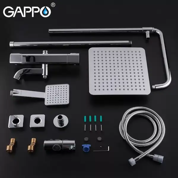 Gappo G2491 Душова система, хром (G2491)