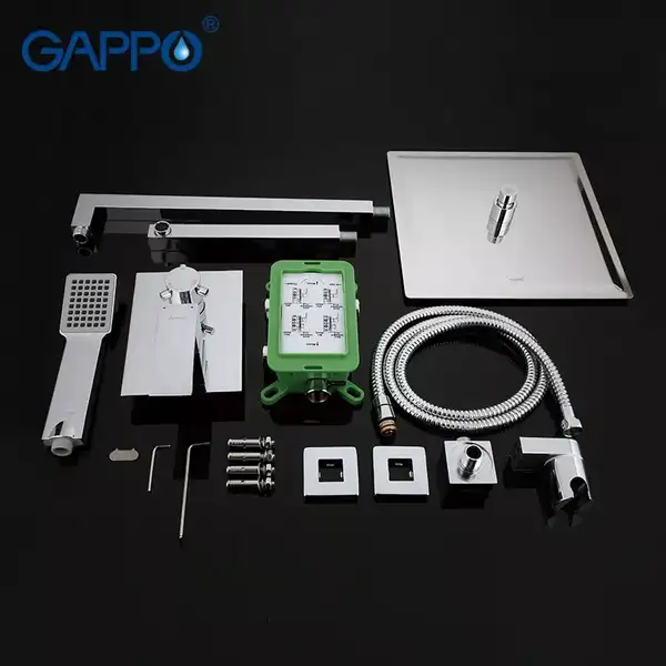 Gappo G7102 Душова система, хром (G7102)