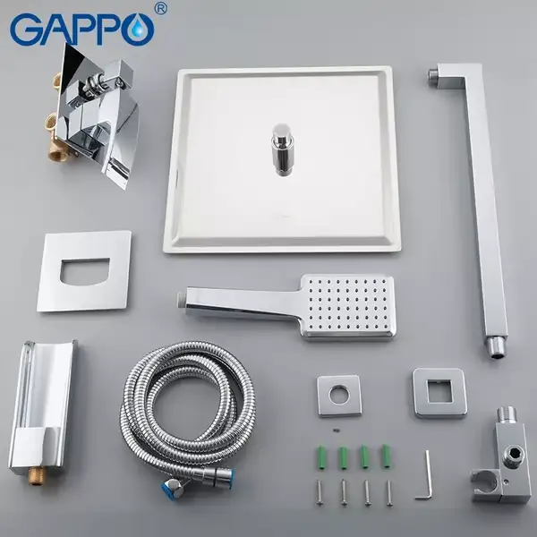 Gappo G7107-20 душова система, хром (G7107-20)