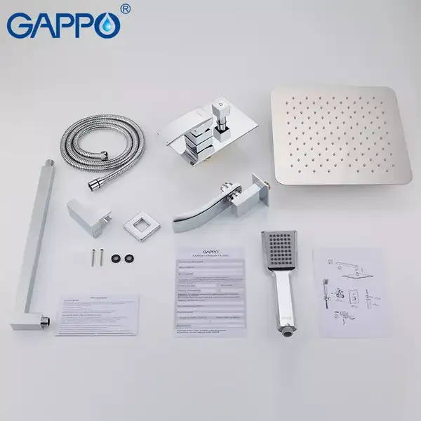 Gappo G7107 Душевая система, хром (G7107)