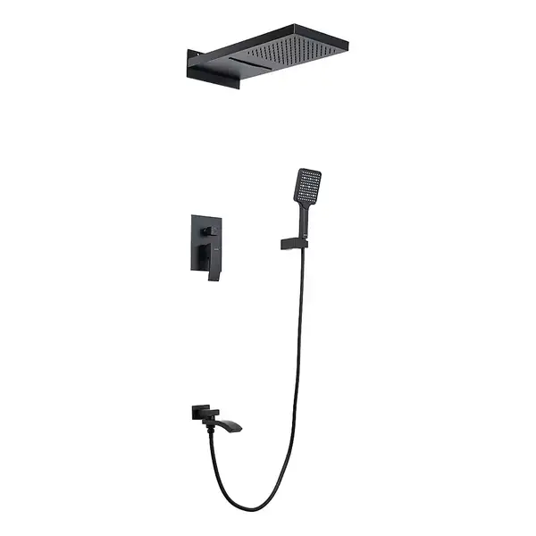 Gappo G7107-76 Душевая система, чёрная (G7107-76)
